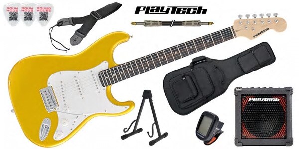 PLAYTECH/ST250 ギター入門セット2 Rose Gold