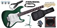 PLAYTECH ST250 ギター入門セット2 Rose Green