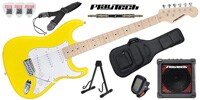 PLAYTECH ST250 入門エレキギターセット2 Maple Yellow