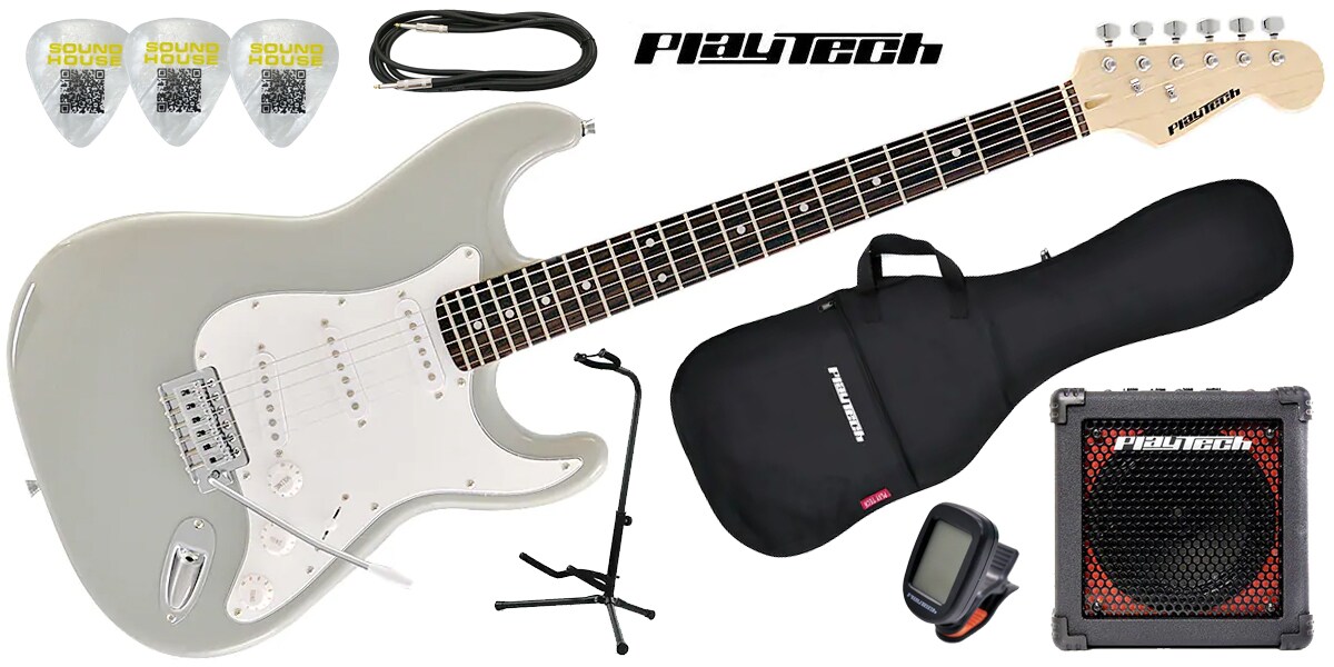 ST250 ギター入門セット Rose Grey 当日発送 エレキギター tech play エレキギター