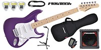 PLAYTECH ST250 ギター入門セット Maple Purple