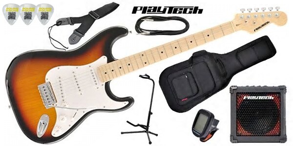 PLAYTECH/ST250ギター入門セット Maple Sunburst