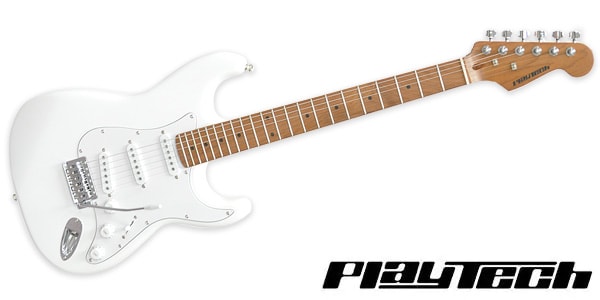  PLAYTECH / ST280 White【カーボナイズド・メイプルネック】