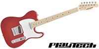 PLAYTECH TL250 Maple Metallic Red エレキギター