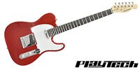 PLAYTECH TL250 Rose Metallic Red エレキギター