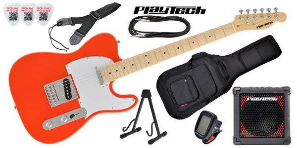 PLAYTECH/TL250ギター入門セット Orange