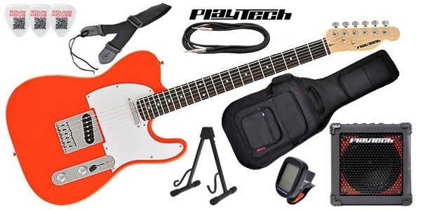 PLAYTECH/TL250ギター入門セット Orange