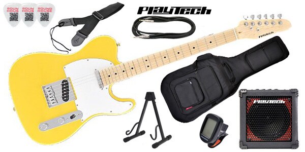 PLAYTECH/TL250ギター入門セット Yellow