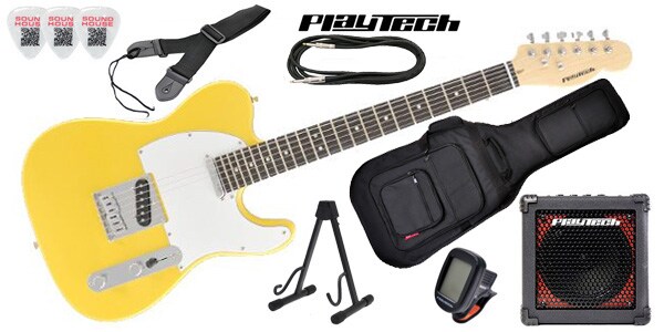 PLAYTECH/TL250ギター入門セット Yellow