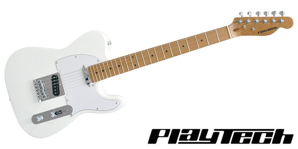  PLAYTECH / TL280 White 【カーボナイズド・メイプルネック】