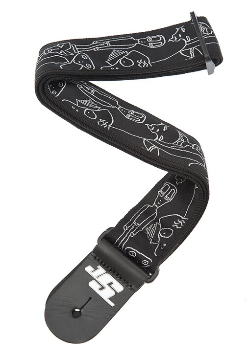 PLANET WAVES/50 MM JS STRAP SILVER SKETCHES