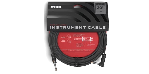 PLANET WAVES / PW-AMSGRA-20 American Stage Instrument Cable, SL 20ft画像3