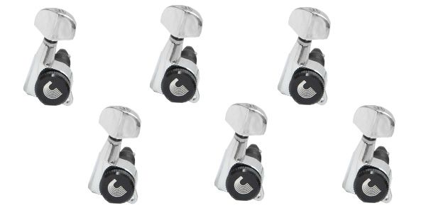 PLANET WAVES/AUTO TRIM 6IN-LINE RIGHT HAND CHROME