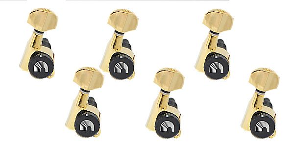 PLANET WAVES/AUTO TRIM 6IN-LINE RIGHT HAND GOLD