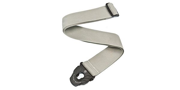 PLANET WAVES/PLANET LOCK GUITAR STRAP, POLYPROPYLENE, SILVER