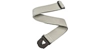 DADDARIO / PWSPL205 PLANET LOCK GUITAR STRAP, POLYPROPYLENE SILVER