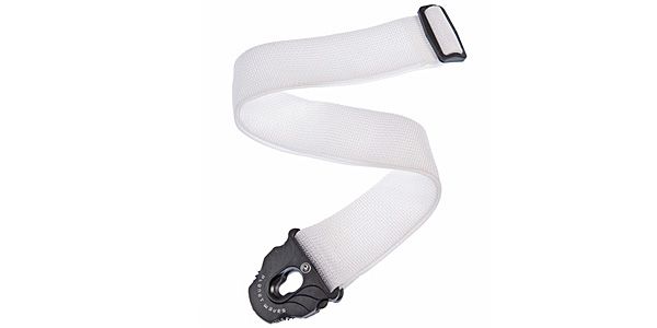 PLANET WAVES/PLANET LOCK GUITAR STRAP, POLYPROPYLENE, WHITE