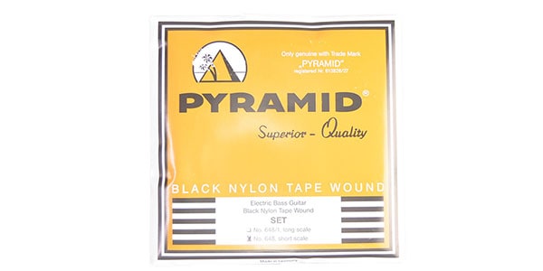 Pyramid Strings ( ピラミッドストリングス )  / Black Tape Nylon Beatle Bass Short scale