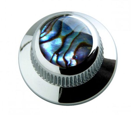 /Natural Abalone on UFO Knob Chrome