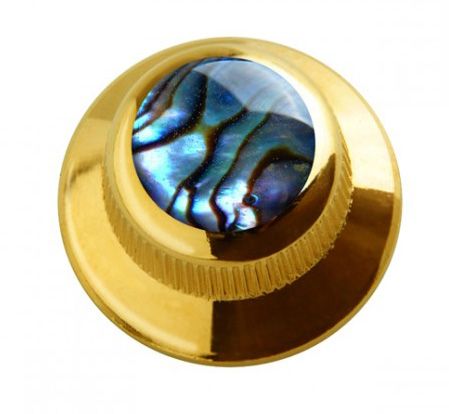 /Natural Abalone on UFO Knob Gold