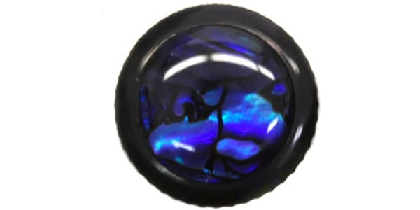 QPARTS ( キューパーツ )  / Purple Abalone on Dome Knob Dark Black画像2