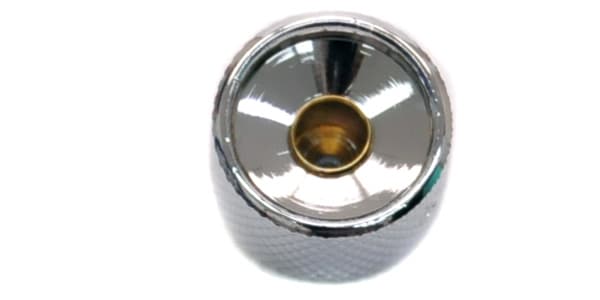 QPARTS / Purple Crystal on Dome Knob Chrome画像3