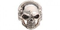 QPARTS Jumbo Skull I Chrome