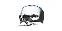 QPARTS Skull I Chrome