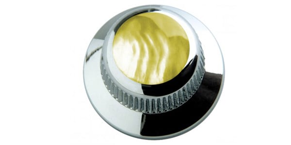 QPARTS ( キューパーツ )  / Gold Pearl on UFO Knob Chrome
