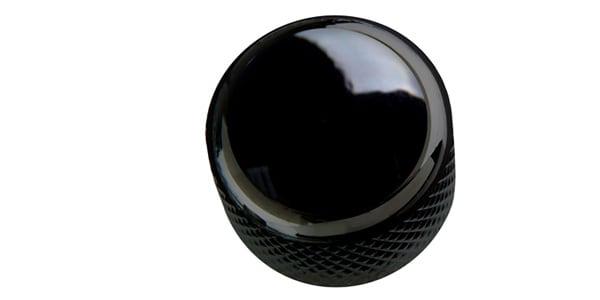 QPARTS ( キューパーツ )  / Acrylic Black on Dome Knob-Dark Black