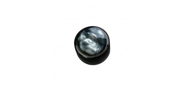 QPARTS / Acrylic Black Pearl on Dome Knob Dark Black