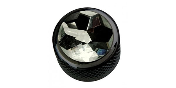 QPARTS ( キューパーツ ) Black Crystal on Dome Knob Dark QPARTS ( キューパーツ ) Black Crystal on Dome Knob Dark