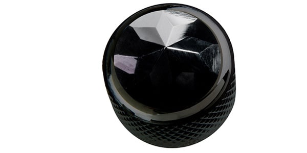 QPARTS / Black Onyx on Dome Knob-Dark Black