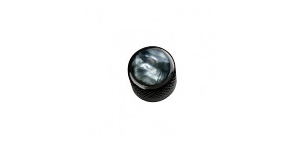 QPARTS ( キューパーツ )  / Acrylic Black Pearl on Mini-Dome Knob Dark Black