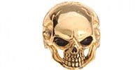 QPARTS Jumbo Skull I Gold