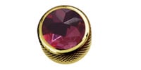QPARTS / Pink Crystal on Mini-Dome Knob_Gold