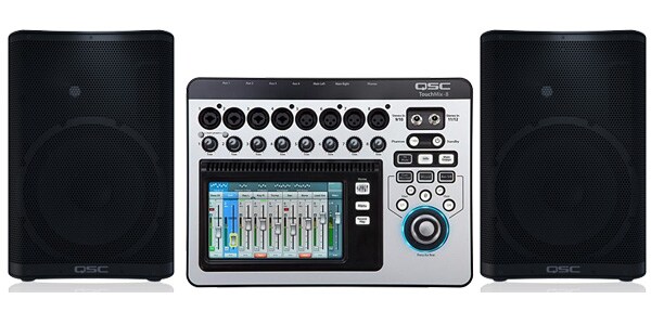 QSC/CP8ペア+TouchMix8　PAシステム