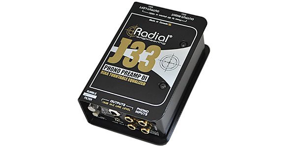 RADIAL/J33 フォノアンプ搭載ダイレクトボックス