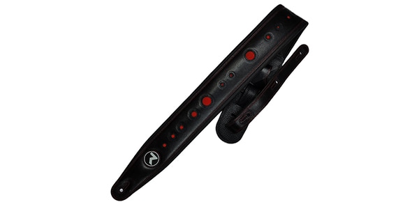 Raven Straps ( レイヴンストラップ )  / Cosmo 4" Black/Red画像2
