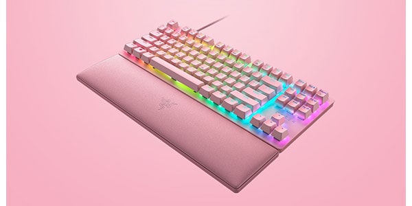 Razer Huntsman V2 Tenkeyless Quartz Pink Linear Optical Switch