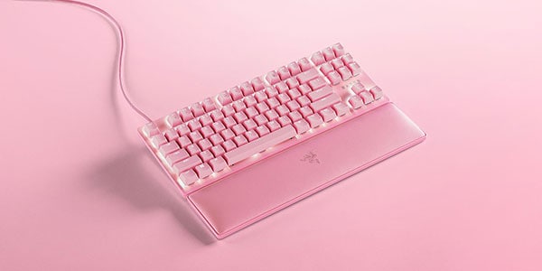 Razer / Huntsman V2 Tenkeyless Quartz Pink　Linear Optical Switch画像5