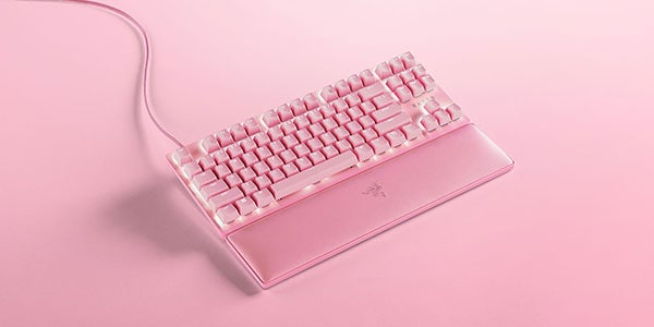 Razer Huntsman V2 Tenkeyless Quartz Pink Linear Optical Switch