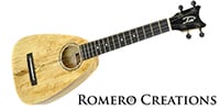 ROMERO CREATIONS TT Tiny Tenor Spalted Mango Low-G