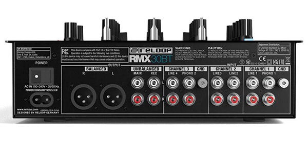 RELOOP / RMX-30 BT Bluetooth入力対応3chDJミキサー画像2
