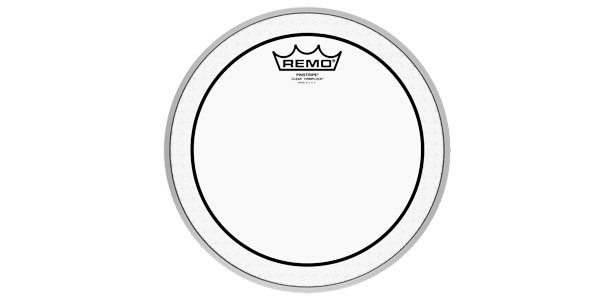 REMO / PS-0310-MP CRIMPLOCK Pinstripe Clear Marching 10"