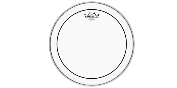 REMO / PS-0314-MP CRIMPLOCK Pinstripe Clear Marching 14"