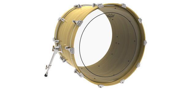 REMO / PS-320BB Pin Stripe Clear Bass Drum 20