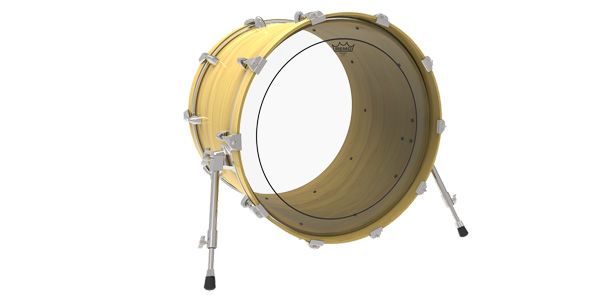 REMO / PS-320BB Pin Stripe Clear Bass Drum 20
