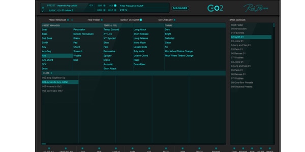 ROB PAPEN / GO2 soft synth画像3