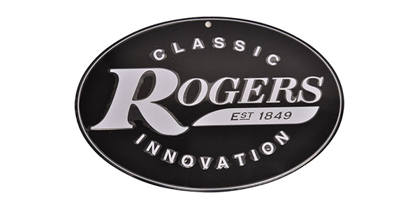 Rogers / RA-RMLS  Rogers Logo Metal Sign 12